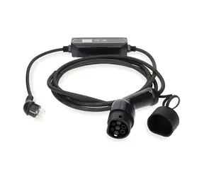 Nedis Mobilní nabíjecí kabel pro elektromobily Type 2 5m / Nabíjecí kabel / 3,68 kW / 6-16 A / IP55