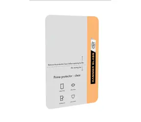 Hammer Glass Prime Protector Clear / Ochranná fólie / pro telefony do 7,5" / 10 ks / tloušťka 0,21 mm