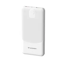 Wozinsky Wpower WPBBK-3 bílá / Powerbanka / 10000 mAh / 10W / 2x USB-A 2A