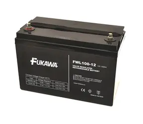 FUKAWA FWL100-12 / Olověný akumulátor / AGM / 12V / 100Ah / M8 / životnost 10 let