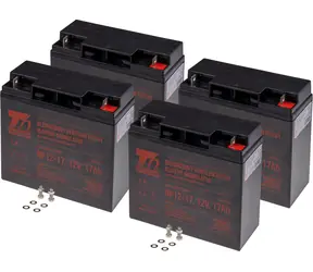 T6 Power RBC11, RBC55 / Baterie do UPS / 12V / 4x 17Ah / VRLA / životnost 3-5 let