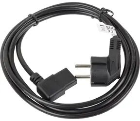 Lanberg napájecí kabel Schuko - C13 3 m / Napájecí kabel / 3 m / CEE7/7 - IEC C13