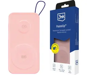 3mk PastelUp 10000mAh růžová / Powerbank / 22.5W / MagSafe / USB-A / USB-C
