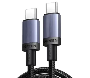 Ugreen L532 šedá / Kabel USB-C - USB-C / PD 240 W / 480 Mb/s / 3 m