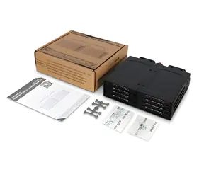 Icy Dock MB998IP-B ToughArmor černá / Box pro HDD/SSD / 8x 2,5" SAS/SATA / MiniSAS HD / Hot-Swap / do 5,25" pozice