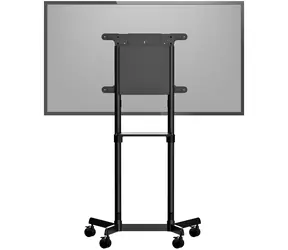 StarTech Mobilní stojan pro TV 37-70" černá / Stojan pro TV / VESA 600x400 / nosnost 70 kg / otočný 90°