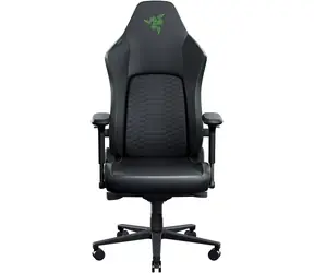 Razer Iskur V2 NewGen černo-zelená / Herní židle / HyperFlex bederní opora / 4D područky / ergonomický design
