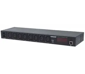 Intellinet 19" PDU monitorovaná černá / PDU / 1U / 8x C13 / 20 A / RJ-45 monitoring