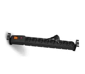 Schrack CSRAB-RPX3 / Rozvodný panel / 19" / 8x230V / vypínač / přepěťová ochrana / 3 m