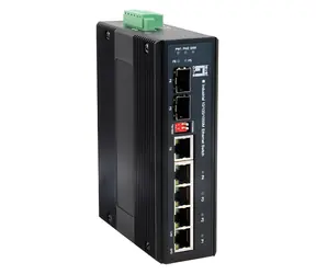 LevelOne IES-0600 / Průmyslový switch / 5x GbE / 1x SFP Combo / Kov / DIN lišta / IP30