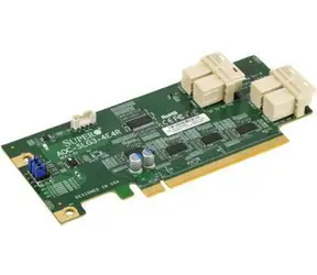 SUPERMICRO AOC-SLG3-4E4R / Řadič / 4x NVMe SFF-8643 / PCIe x16 Gen3 / Low Profile