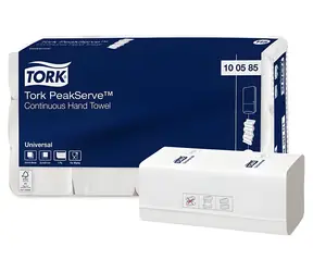 Tork PeakServe® bílá / Papírové ručníky navazující / Systém H5 / 4920 ks / 1 karton