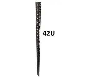 XtendLan ECO 42U černá / Vertikální montážní lišta / pro rozvaděče šířky 480 mm