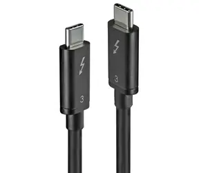 Lindy Thunderbolt 3 USB-C černý 0,5 m / Kabel / 40 Gbit/s / Power Delivery 60W / 2x 4K 60Hz