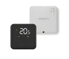 Honeywell Home DT4R + R9H černá / Sada bezdrátového termostatu / spínací jednotka