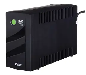 Ever DUO 550 PL AVR USB černá / Záložní zdroj UPS / 550 VA / 330 W / Line-Interactive / AVR / USB