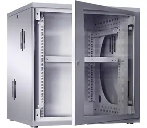Rittal FlatBox 12U šedá / Stojanový rozvaděč / 19" / 600x600 mm / ocel