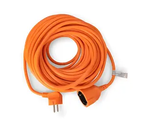 ENTAC prodlužovací kabel 20 m oranžová / Prodlužovací kabel / IP20 / 3680 W / zástrčka typ F