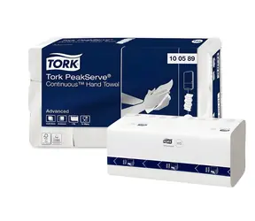TORK Papírové ručníky PeakServe H5 bílá / Navazující / 3240 ks / 1 karton