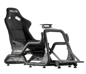 OPLITE GTR S8 Infinity Force černá / Závodní kokpit / kov / nosnost 150 kg / výška uživatele 150–210 cm