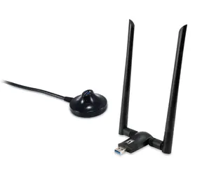 LevelOne WUA-1810E černá / USB adaptér / AC1200 / Dual-band / Wi-Fi 5 / USB 3.2