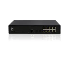 LevelOne GEL-1061 / Switch / 8x Gigabit RJ45 / 2x SFP / Managed L2 / 19"