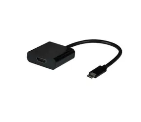 EFB USB-C - HDMI černá / Adaptérový kabel / 4K 30Hz / HDCP 1.4 / 0,15 m