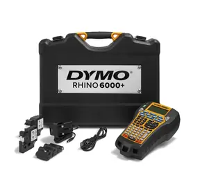 Dymo Rhino 6000+ černo-žlutá / Popisovač štítků / ABC klávesnice / pevný kufřík / UK