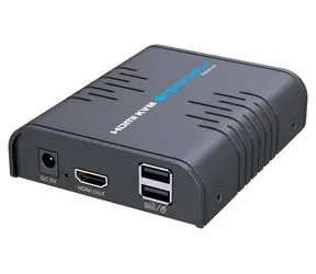 Xtendlan HDMI extender po LAN, přijímač / Přijímač HDMI po LAN / IP/UDP / 1080p / USB / KVM