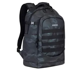 Riva Case Sherwood šedá camo / Batoh na notebook 15,6" / Voděodolný / 2 přihrádky