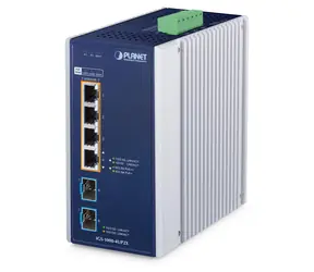 Planet IGS-1000-4UP2X / Switch průmyslový / Unmanaged / 4x 2,5G PoE++ RJ-45 / 2x SFP / IP30