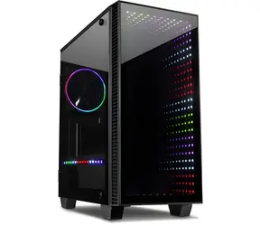 Inter-Tech X-608 Infinity Micro / Skříň / Tower / mATX / Tvrzené sklo / 120 mm RGB ventilátor