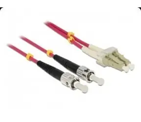 OPTIX LC-ST / Optický patch cord / 50/125 / OM4 / Duplex / 15 m