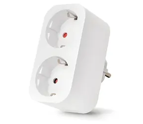 Entac WIBLE / Chytrá WiFi zásuvka / 2x zásuvka / 16 A / vypínač