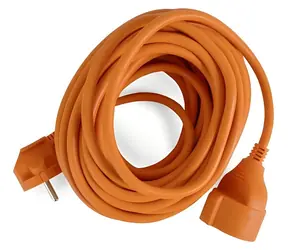 ENTAC prodlužovací kabel 10 m oranžová / Prodlužovací kabel / IP20 / 3680 W / zástrčka typ F