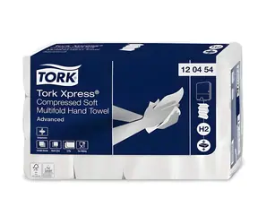 Tork Xpress Advanced Soft bílá H2 / Papírový ručník skládaný / 2vrstvý / 2400 ks / 12×200 ks