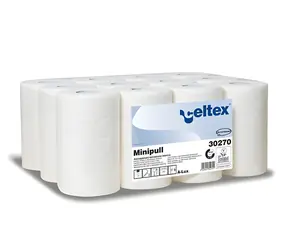 Celtex Lux Mini role bílá / Papírové ručníky / 12 ks / 72 m