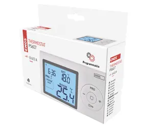 EMOS P5607 / Termostat / programovatelný / drátový / rozsah 5–35 °C / podsvícený displej