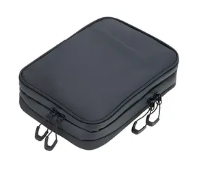 TROIKA BLACK CONNECTED / Organizér kabelů / Tarpaulin / 2 přihrádky