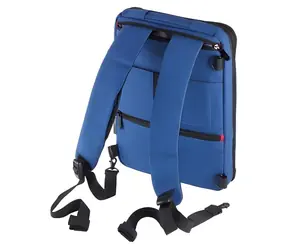 Troika SAFTSACK modrá / Business batoh / na notebook 13" / USB port / polyester