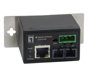 LevelOne IEC-4002 / Media konvertor / RJ45-ST / Multimode / Industrial / 1310nm / 2km