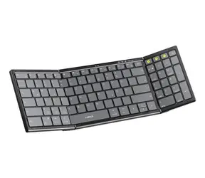 Inateck N0135 černá / Skládací klávesnice / Bluetooth 5.3 / numerický blok / USB-C nabíjení / až 90 h výdrž