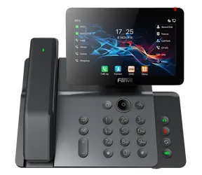 Fanvil V66 Pro tmavě šedá / IP telefon / 20 SIP linek / Dotykový displej 7" / Wi-Fi 6 / PoE