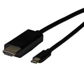 EFB USB-C - HDMI kabel černá / Adaptérový kabel / 4K 60Hz / HDCP / USB 3.2 / 2 m