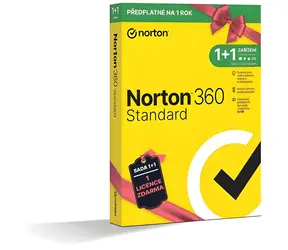 Norton 360 Standard / Antivirový software / 1 zařízení / 10 GB úložiště / 1 rok / 1+1 zdarma