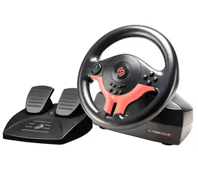 SUPERDRIVE SV250 SP Edition červená / Sada volantu a pedálů / Nintendo Switch 1 a 2