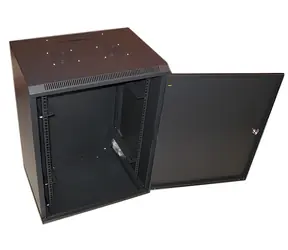 XtendLan 15U/600x450 nástěnný / Rozvaděč / Jednodílný / Plné dveře / Úprava proti vykradení