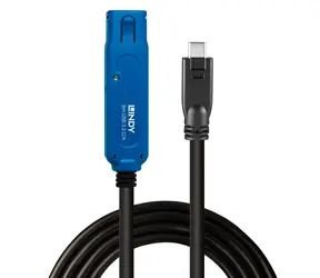 Lindy 43381 / Aktivní prodlužovací kabel Pro USB-C/USB-A / USB 3.2 Gen 1 / 8 m / 5 Gbit/s