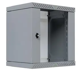 EFB WGX-1206GR.G1 šedá / Nástěnný rozvaděč / 19" / 12U / 600×600 mm / skleněné dveře / nosnost 60 kg