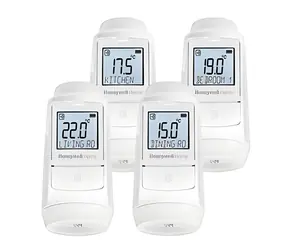 Honeywell Home EvoHome EVO-TRV4 / Termostatická hlavice / 4 ks / bezdrátová